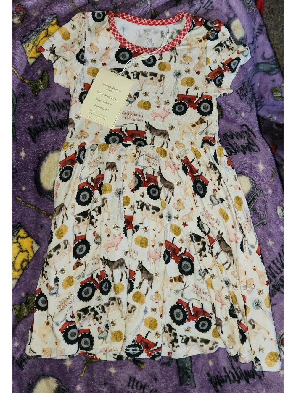 Bamboo dress farm themed